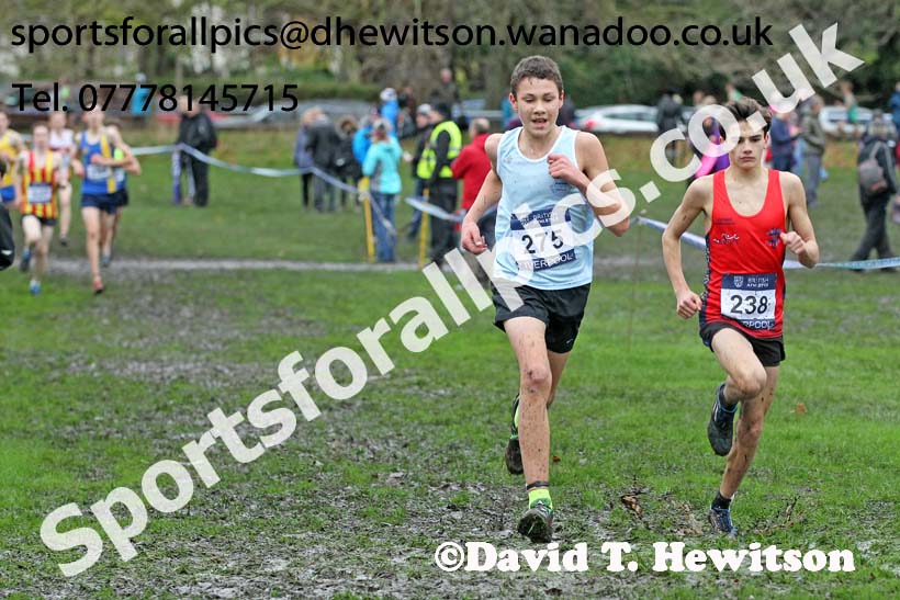 Boys under-15s, British Athletics Liverpool Cross Challenge, Sefton Park, Liverpool. Photo: David T. Hewitson/Sports for All Pics